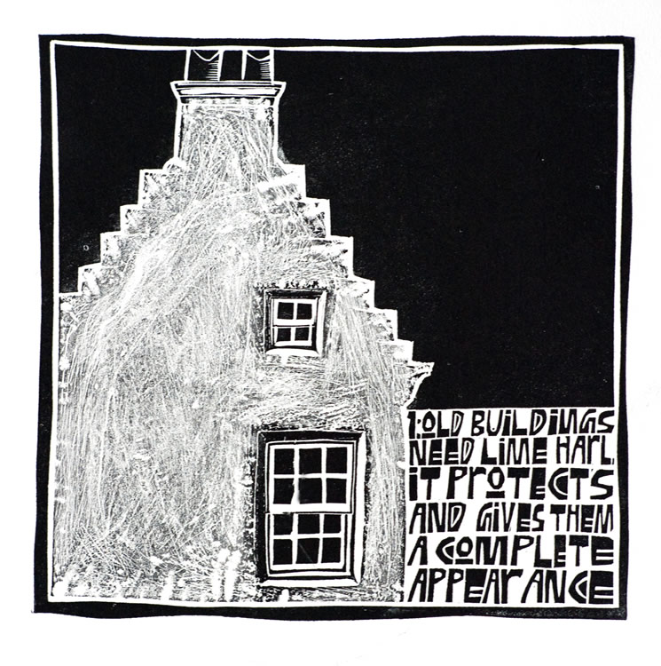 How to lime harl a building